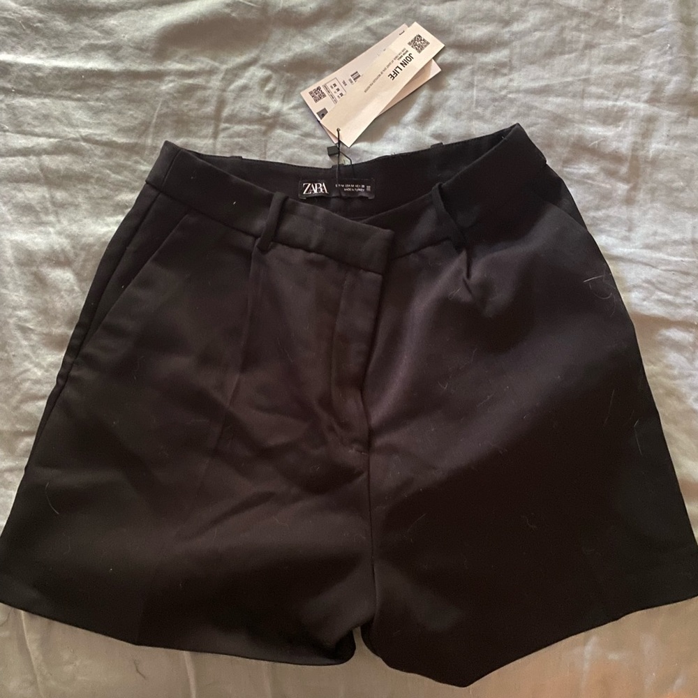 Zara black elegant shorts